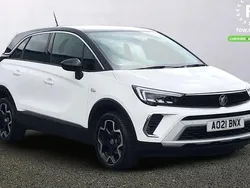 White Used 2021 Vauxhall Crossland Elite SUV | £14,499 (Fair price)
