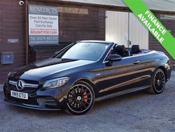 Black Used 2019 Mercedes C43 AMG Premium Plus Cabriolet | £26,490 (Fair price)