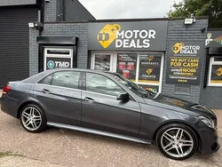 Grey Used 2014 Mercedes E220 AMG line Sedan | £6,495 (Fair price)