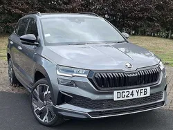 Graphite grey metallic Used 2024 Skoda Karoq SportLine SUV | £25,995 (Fair price)