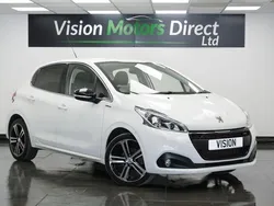 White Used 2017 Peugeot 208 GT-line Hatchback | £7,840 (Fair price)