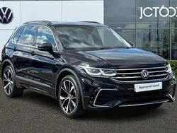 Black Used 2022 VW Tiguan R-line SUV | £25,980 (Fair price)