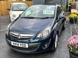 Blue Used 2014 Vauxhall Corsa Hatchback | £2,995 (Good price)