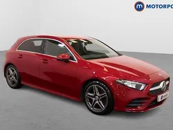 Red Used 2021 Mercedes A180 AMG line Hatchback | £18,049 (Fair price)