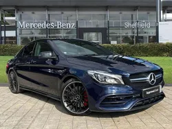 Blue Used 2018 Mercedes CLA45 AMG Coupe | £23,985 (Fair price)