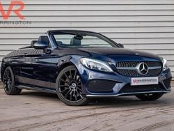 Blue Used 2017 Mercedes C250 AMG line Cabriolet | £15,959 (Good price)