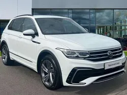 White Used 2023 VW Tiguan R-line Edition SUV | £27,295 (Fair price)