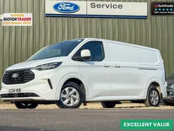 White Used 2024 Ford Transit Custom Limited Van | £27,289 (Fair price)