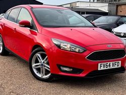 Red Used 2015 Ford Focus Zetec Hatchback | £3,899 (Fair price)