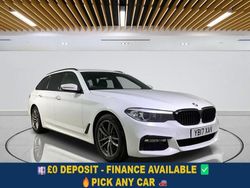 White Used 2017 BMW 530 M Sport Estate | £17,999 (Fair price)