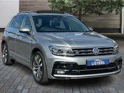 Metallic tungsten silver Used 2018 VW Tiguan R-line SUV | £18,773 (Fair price)