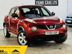 Red Used 2011 Nissan Juke Visia SUV | £2,500 (Fair price)