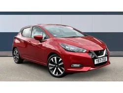 Red Used 2022 Nissan Micra Tekna Hatchback | £12,306 (Fair price)