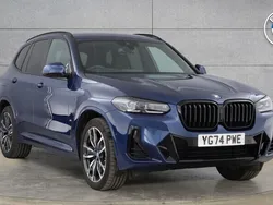 Blue Used 2024 BMW X3 M Sport SUV | £42,450 (Fair price)