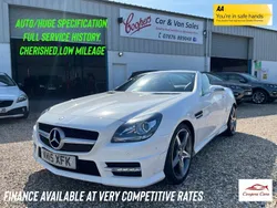 White Used 2015 Mercedes SLK250 CarbonLOOK Edition Cabriolet | £12,495 (Fair price)