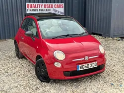 Red Used 2011 Fiat 500 Pop Cabriolet | £2,190 (Fair price)