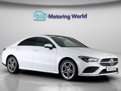 White Used 2021 Mercedes CLA250e AMG Line Premium Plus Sedan | £20,700 (Fair price)