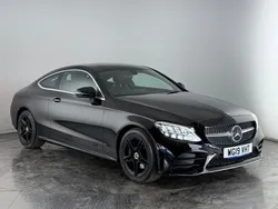 Black Used 2019 Mercedes C220 AMG line Coupe | £16,350 (Good price)