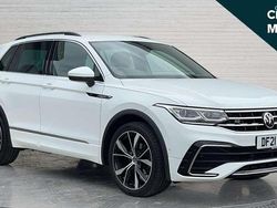 White Used 2021 VW Tiguan R-line SUV | £23,690 (Fair price)