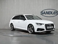 White Used 2019 Audi A4 Black Edition Estate | £17,999 (Fair price)