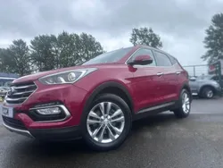 Red Used 2017 Hyundai Santa Fe Premium SUV | £17,995 (Expensive)