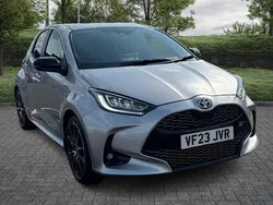 Silver Used 2023 Toyota Yaris Hybrid Sport Hatchback | £20,485 (A bit pricey)