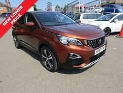 Bronze Used 2017 Peugeot 3008 Allure Hatchback | £11,950 (A bit pricey)