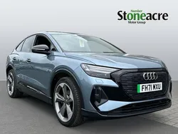 Blue Used 2022 Audi Q4 Sportback e-tron Advanced SUV | £27,583 (Super price)