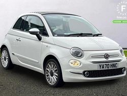 White Used 2020 Fiat 500C Dolcevita Cabriolet | £10,799 (Fair price)