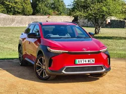 Red Used 2024 Toyota bZ4X SUV | £29,990 (A bit pricey)