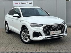 White Used 2025 Audi Q5 Sportback S-Line SUV | £39,950 (Fair price)