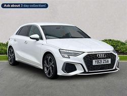 White Used 2021 Audi A3 S-Line Hatchback | £21,090 (Fair price)