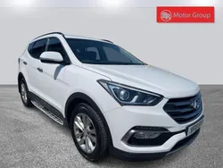 White Used 2018 Hyundai Santa Fe Premium SUV | £13,316 (Good price)