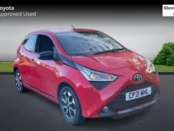 Red Used 2021 Toyota Aygo Trend Hatchback | £9,421 (Fair price)