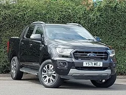 Black Used 2021 Ford Ranger Wildtrack Pickup | £18,298 (Fair price)