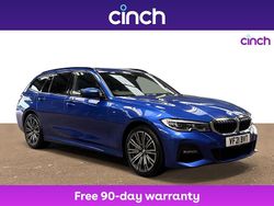 Blue Used 2021 BMW 330e M Sport Estate | £20,999 (Fair price)