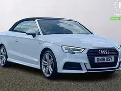 White Used 2018 Audi A3 Cabriolet Comfort Cabriolet | £17,999 (A bit pricey)
