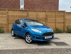 Blue Used 2015 Ford Fiesta Zetec Hatchback | £3,999 (Fair price)