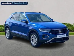 Blue Used 2025 VW T-Roc Match SUV | £23,999 (Fair price)
