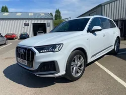 White Used 2021 Audi Q7 S-Line SUV | £37,995 (Fair price)