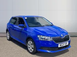 Blue Used 2021 Skoda Fabia Hatchback | £9,821 (Good price)