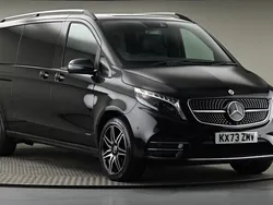 Black Used 2023 Mercedes V300 AMG line MPV | £65,000