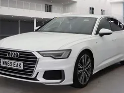 White Used 2019 Audi A6 S-Line Sedan | £21,970 (Fair price)