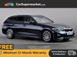 Black Used 2020 BMW 330e M Sport Estate | £19,197 (Fair price)