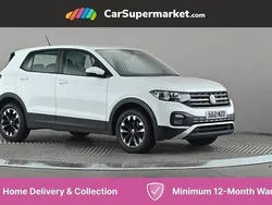 White Used 2021 VW T-Cross S SUV | £13,897 (Fair price)