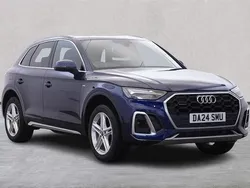 Blue Used 2024 Audi Q5 S-Line SUV | £39,299 (Fair price)