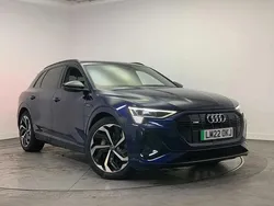 Blue Used 2022 Audi e-tron Black Edition SUV | £31,500 (Expensive)