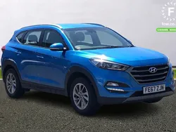Blue Used 2017 Hyundai Tucson SE SUV | £12,799 (Fair price)