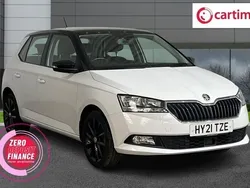 White Used 2021 Skoda Fabia Colour Edition Hatchback | £13,990 (Fair price)