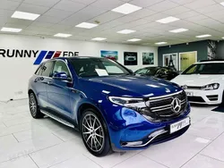 Blue Used 2020 Mercedes EQC400 AMG line SUV | £23,500